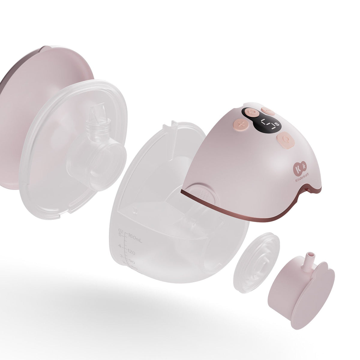 Extractor de leche materna inalámbrico Mamaflow Single Rosa