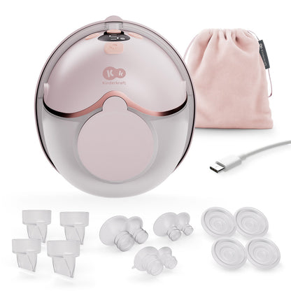 Extractor de leche materna inalámbrico Mamaflow Single Rosa