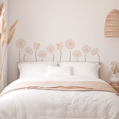 Stickers de Muro removibles Margarita + Tallo