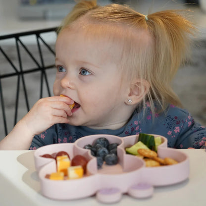 Plato de silicona con succión Mariposa
