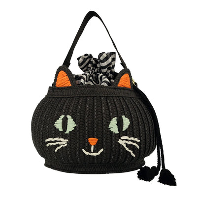 Canasto con forma de gato negro