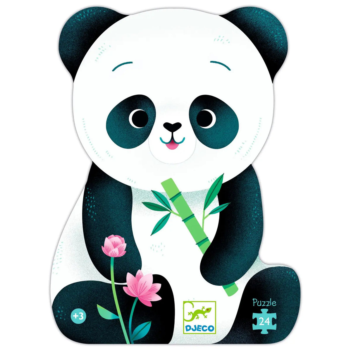 Puzzle Silueta el Panda Leo