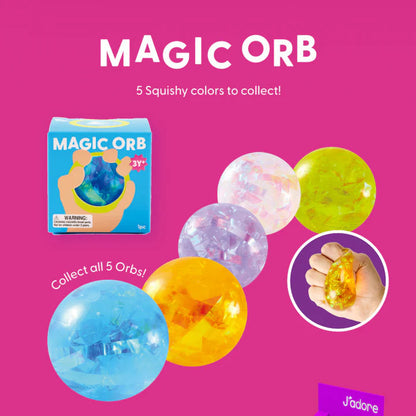 Pelota sensorial con glitter Squishy