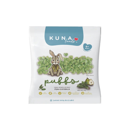 Puffs Pera Espinaca