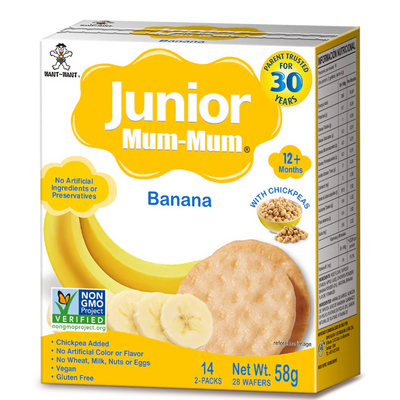 Galletas Baby MumMum Junior Plátano