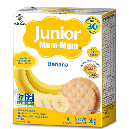 Galletas Baby MumMum Junior Plátano