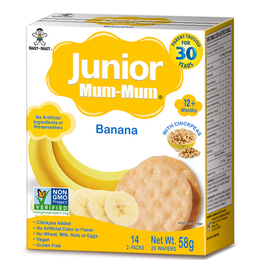 Galletas Baby MumMum Junior Plátano