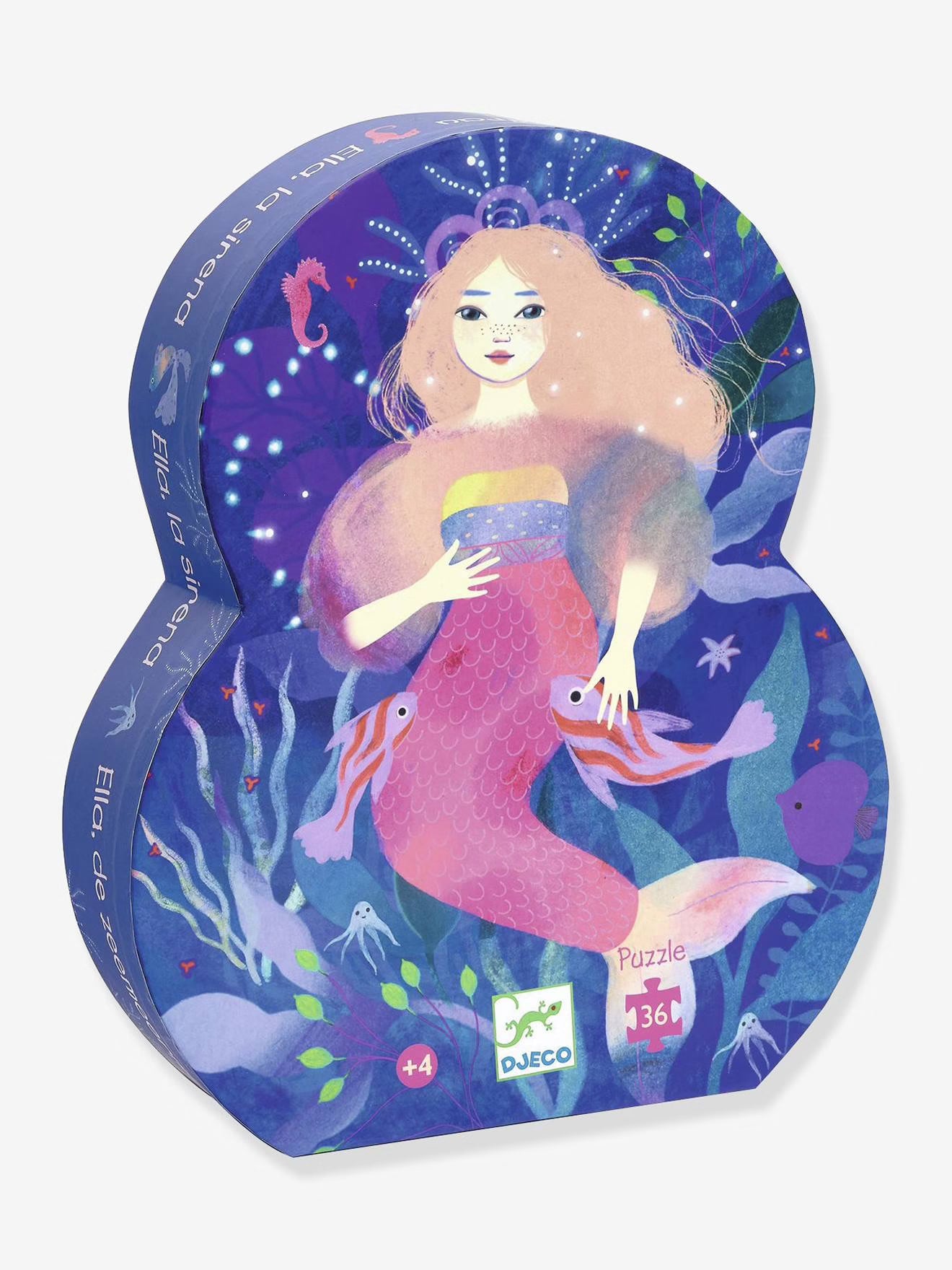 Puzzle Ella, la sirena 36 piezas