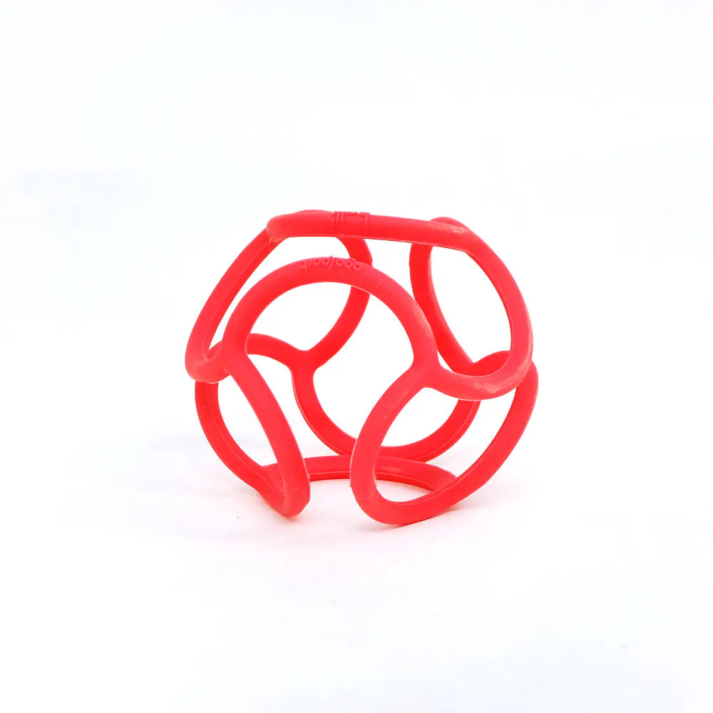 Bolli, Juguete Mordedor Sensorial Silicona Rojo