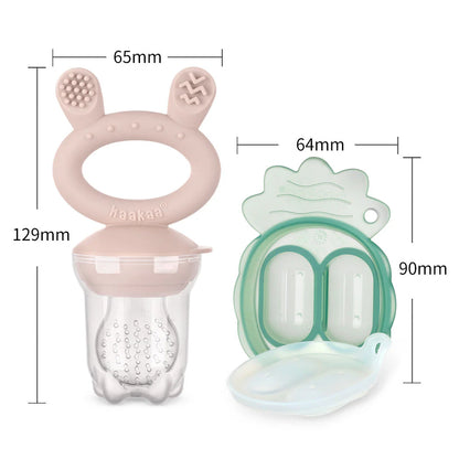 Chupete de fruta y Leche materna Freeze-N-Feed Rosa