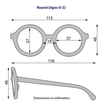 Lentes De Sol Round Cream
