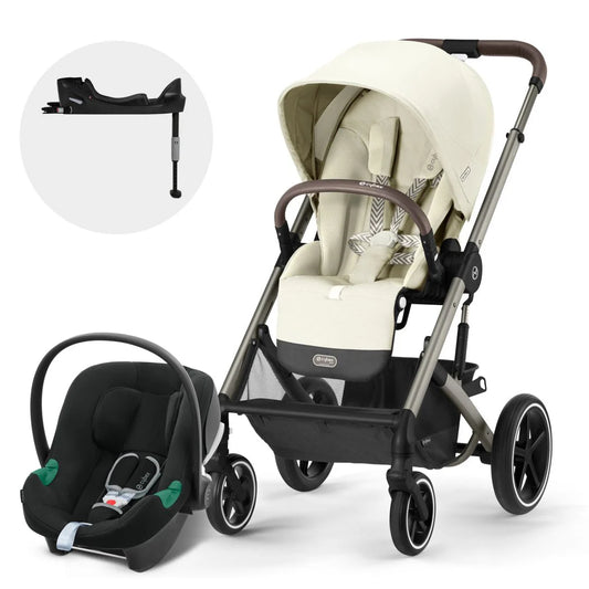 Combo Travel System Balios S Lux 3.0 + Aton B2 + Base Taupe Seashell Beige