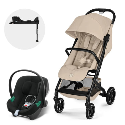 Combo Coche Beezy 3 2026 + Aton B2 + Base Almond Beige