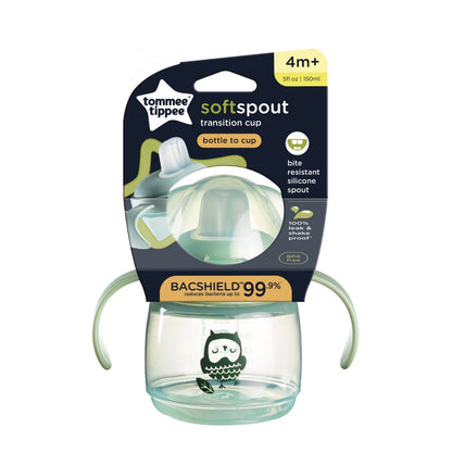 Vaso con Boquilla de Silicona Spout Cup 150ml Verde