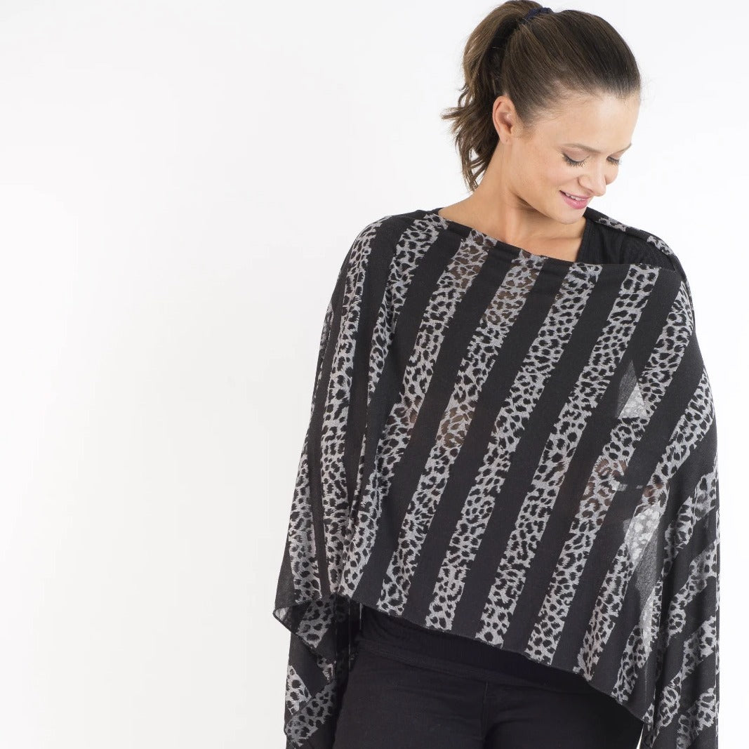 Pañuelo De Lactancia Animal negro