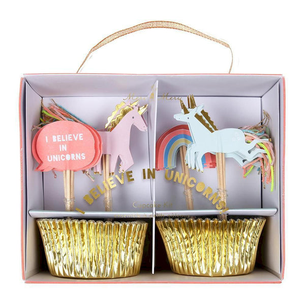 Kit Cupcakes Arcoiris y Unicornios