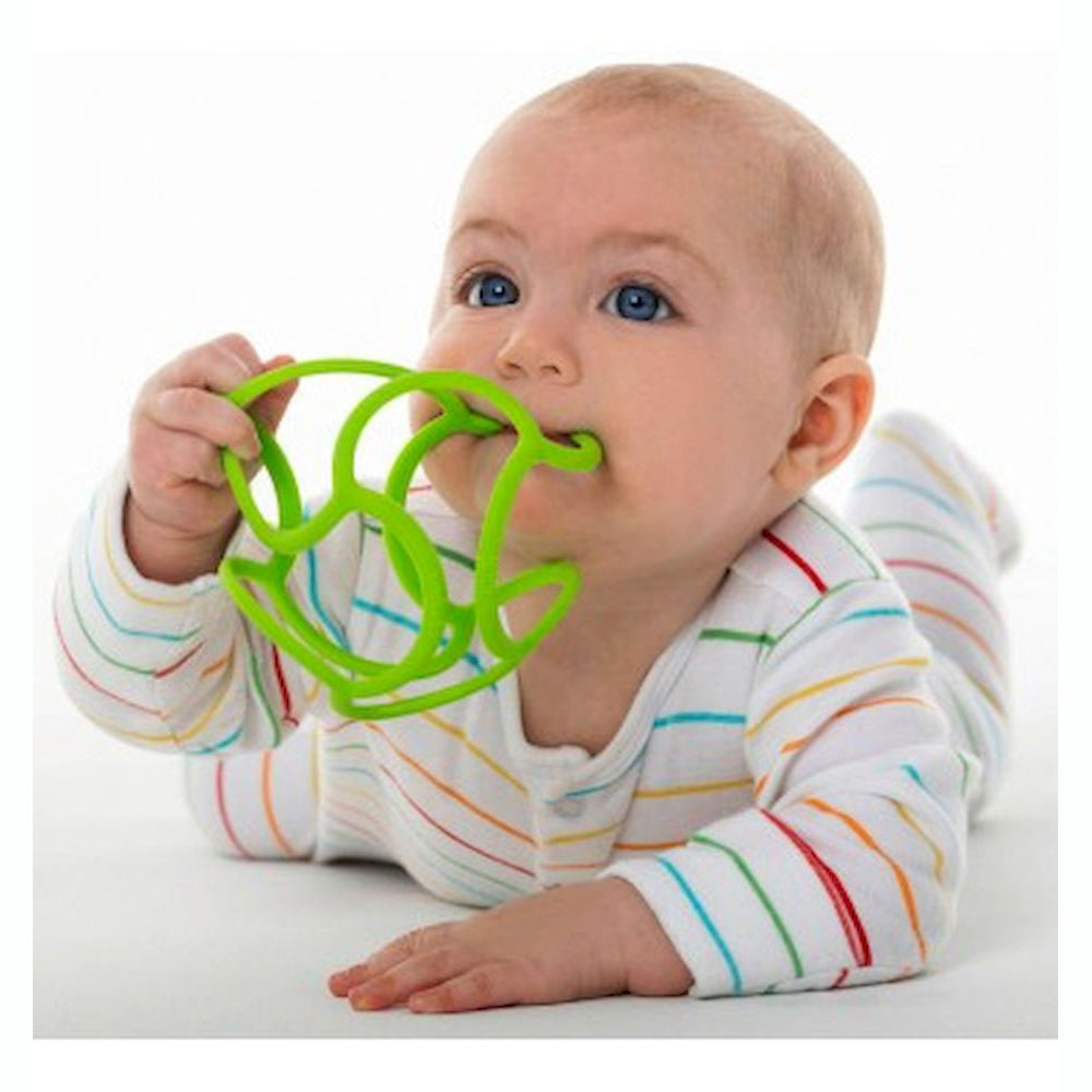 Mordedor sensorial de silicona sin BPA para bebé, collar para