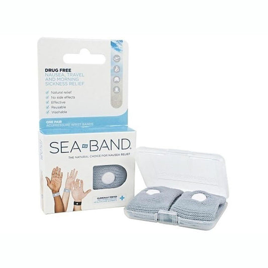 Pulseras Anti Mareo Sea Band Adulto Gris