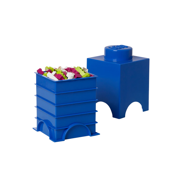 Contenedor LEGO 1 Cuadrado Azul