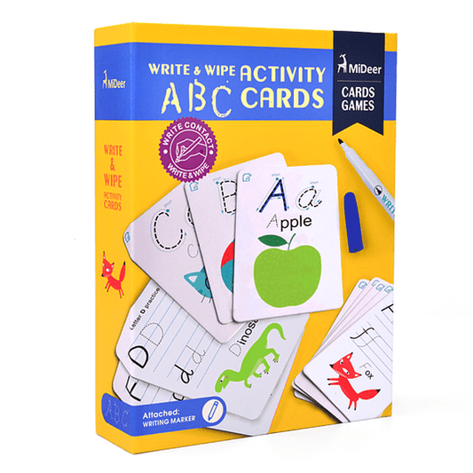 Tarjetas Flash Cards Abecedario Borrables