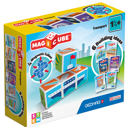 Cubos Magnéticos Magicube Transporte (4 piezas)