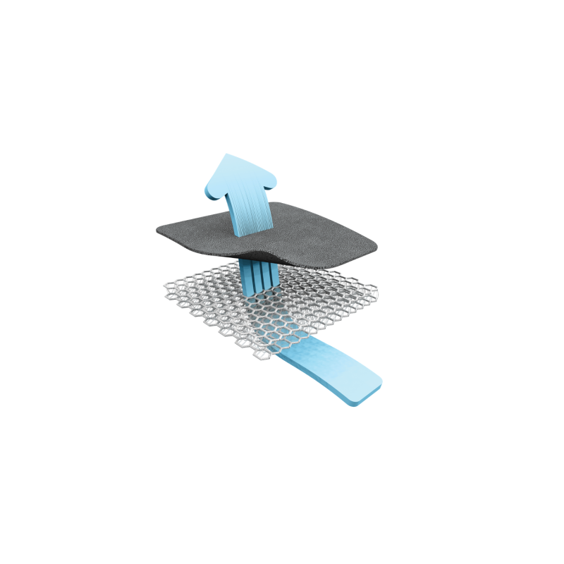 Capa antitranspirante para Huevito 0+ Air Layer Gris