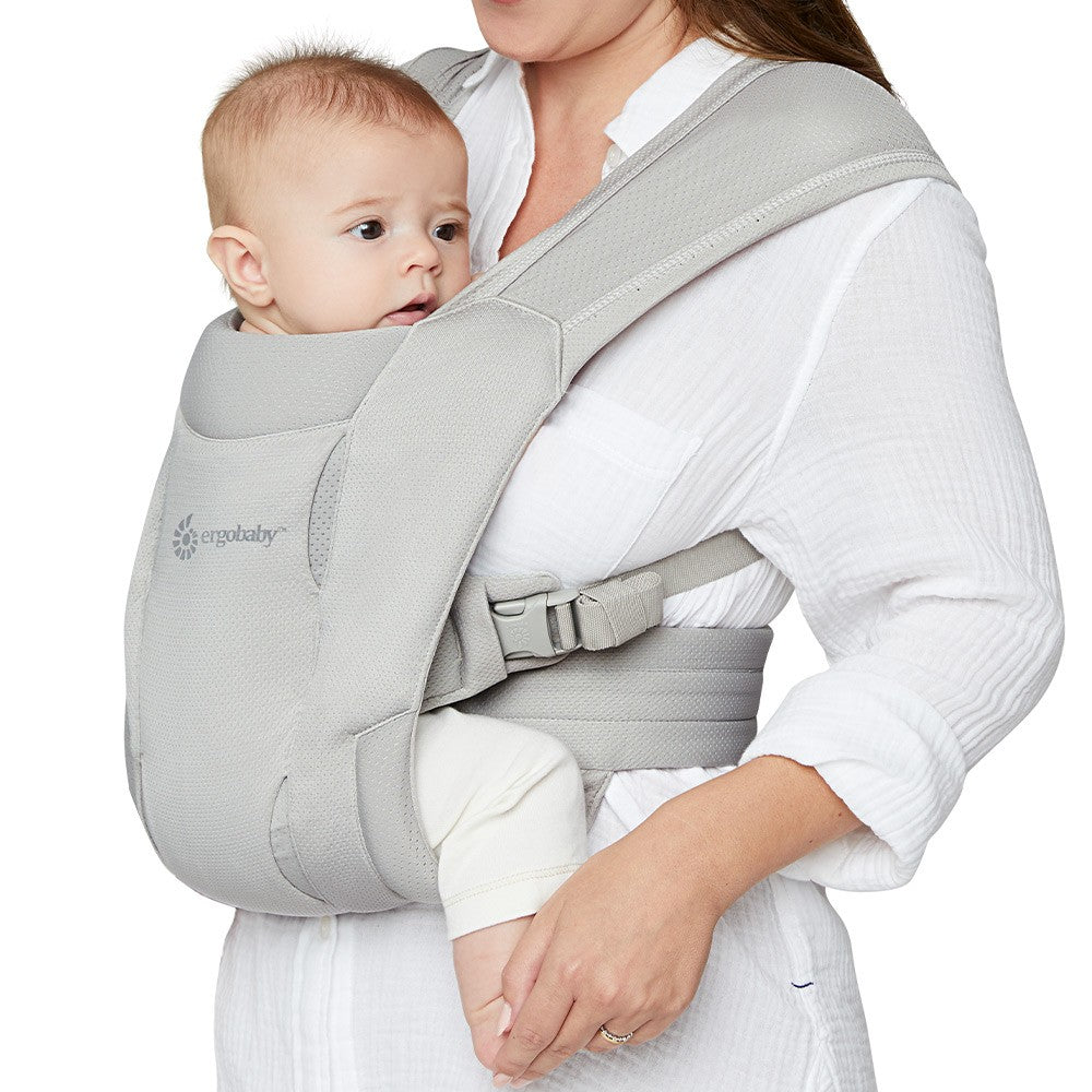 Portabebe Embrace Soft Air Mesh Soft Grey