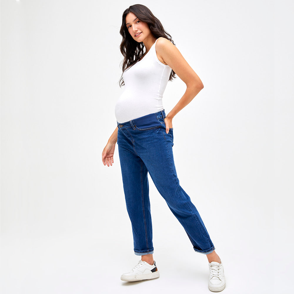 Jeans Maternal Básico Azul