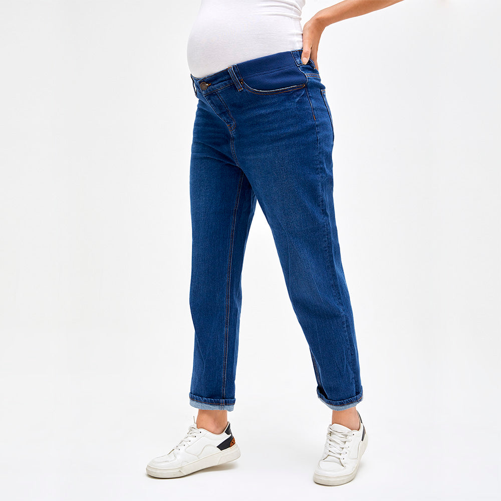Jeans Maternal Básico Azul