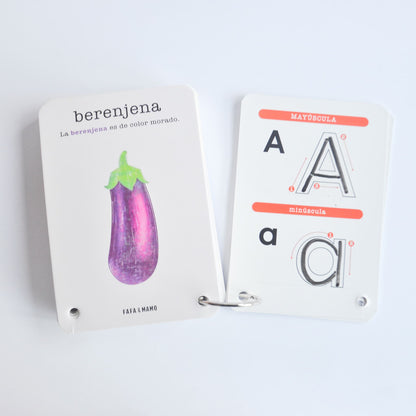 Tarjetas Flash cards Abecedario