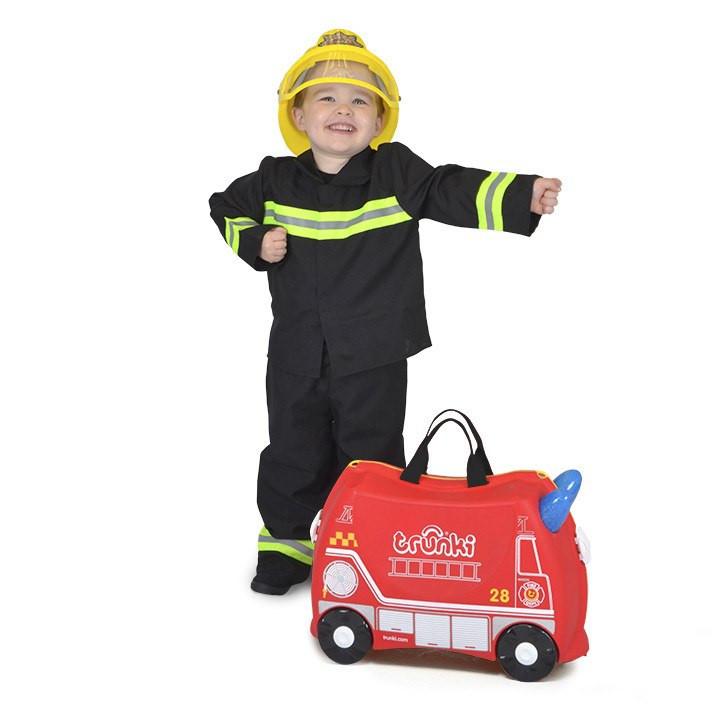 Maleta Con Ruedas Trunki Bombero