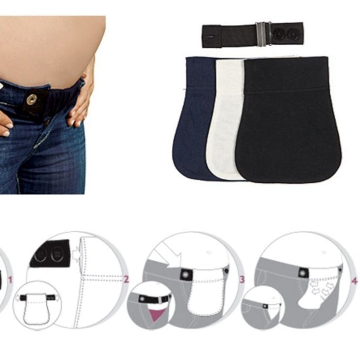 CORHAD 2 unids hombres jeans de maternidad botón extensor para jeans  pantalones extensor para hombres pantalones de embarazo extensor el  cinturón