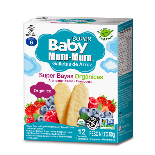 Galletas Super Baby MumMum Berries Orgánicas