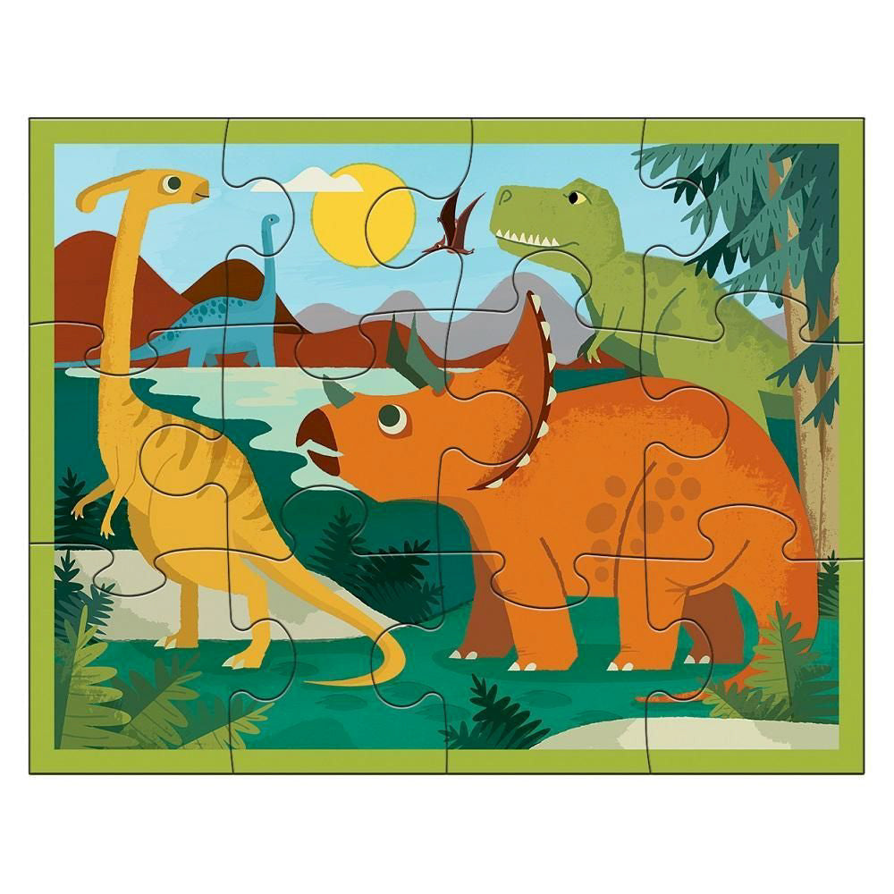 Puzzle Ideal Para Viaje En Estuche Parque Dinosaurio