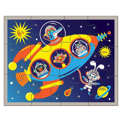 Puzzle Ideal Para Viaje En Estuche Espacio Exterior