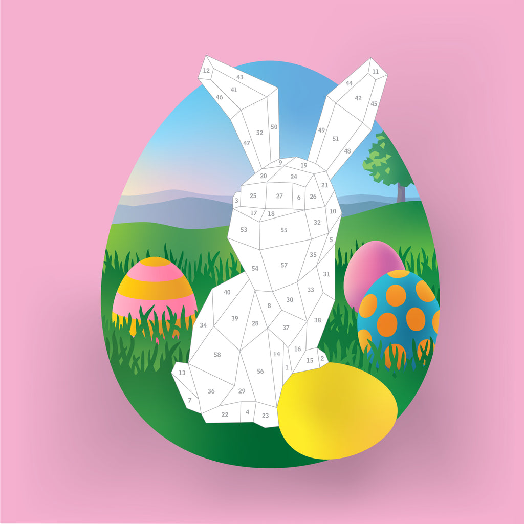 Paint by Stickers Easter