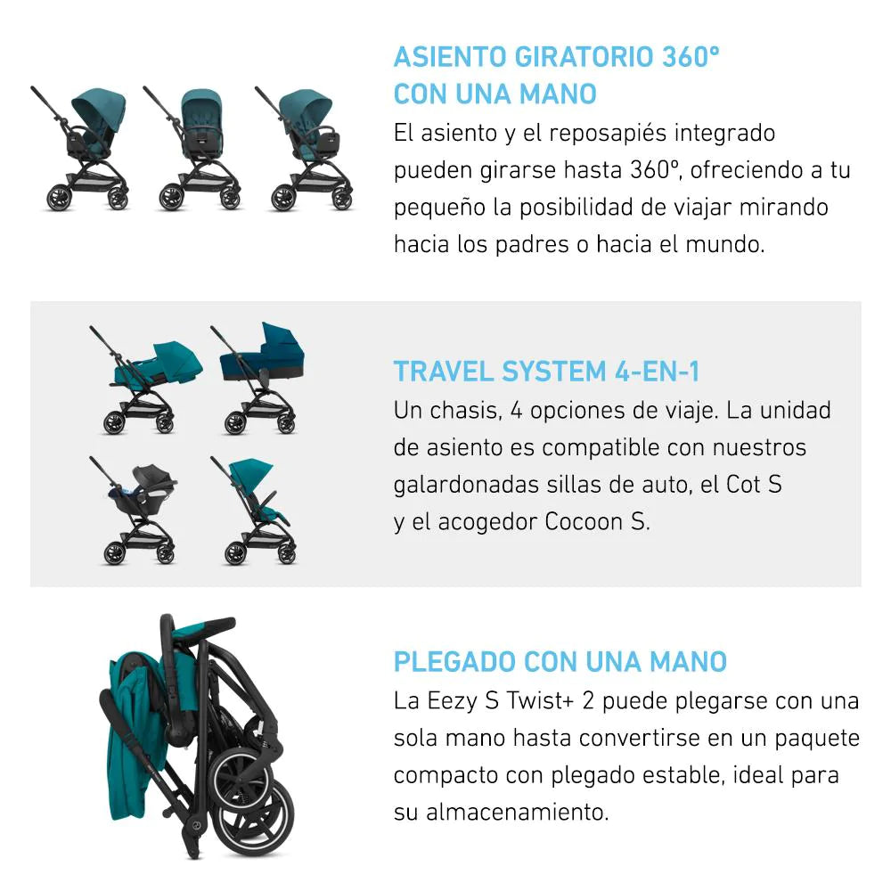 *Coche compacto Eezy S Twist Plus 2