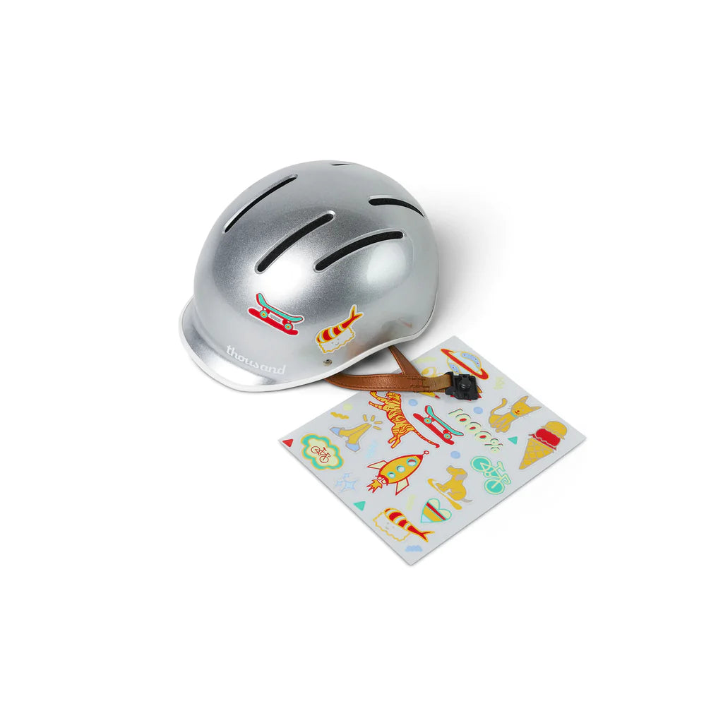 Casco Bicicleta Infantil So Silver