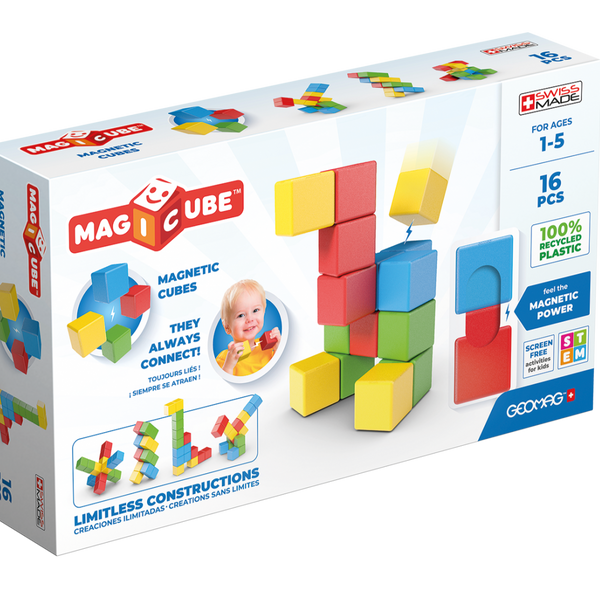 Cubos Magnéticos Magicube Colores (16 cubos)