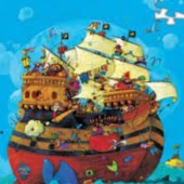 Puzzle Barco Barbarossa 54 pcs