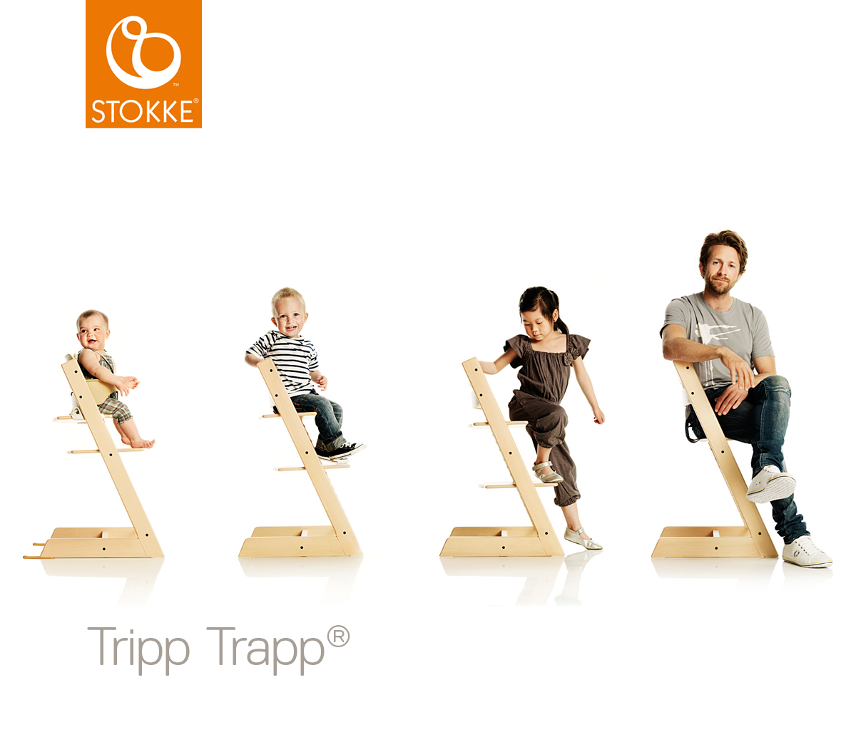 Silla Tripp Trapp Whitewash