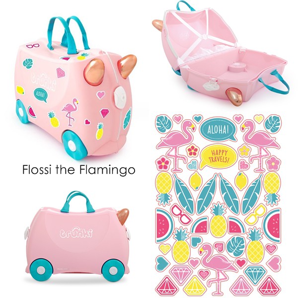 Maleta con ruedas Trunki Flossi Flamenco