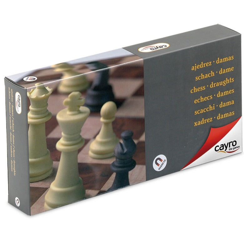 Juego de ajedrez y damas Magnético
