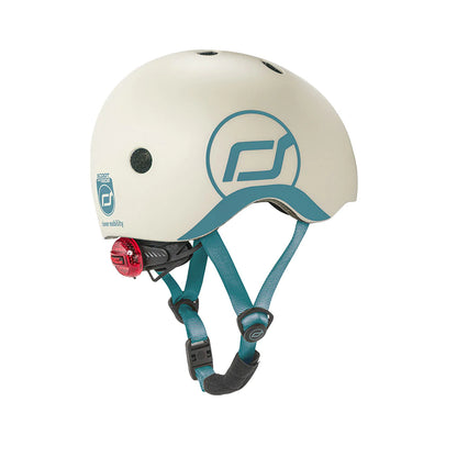 Casco Para Niños Ajustable Gris