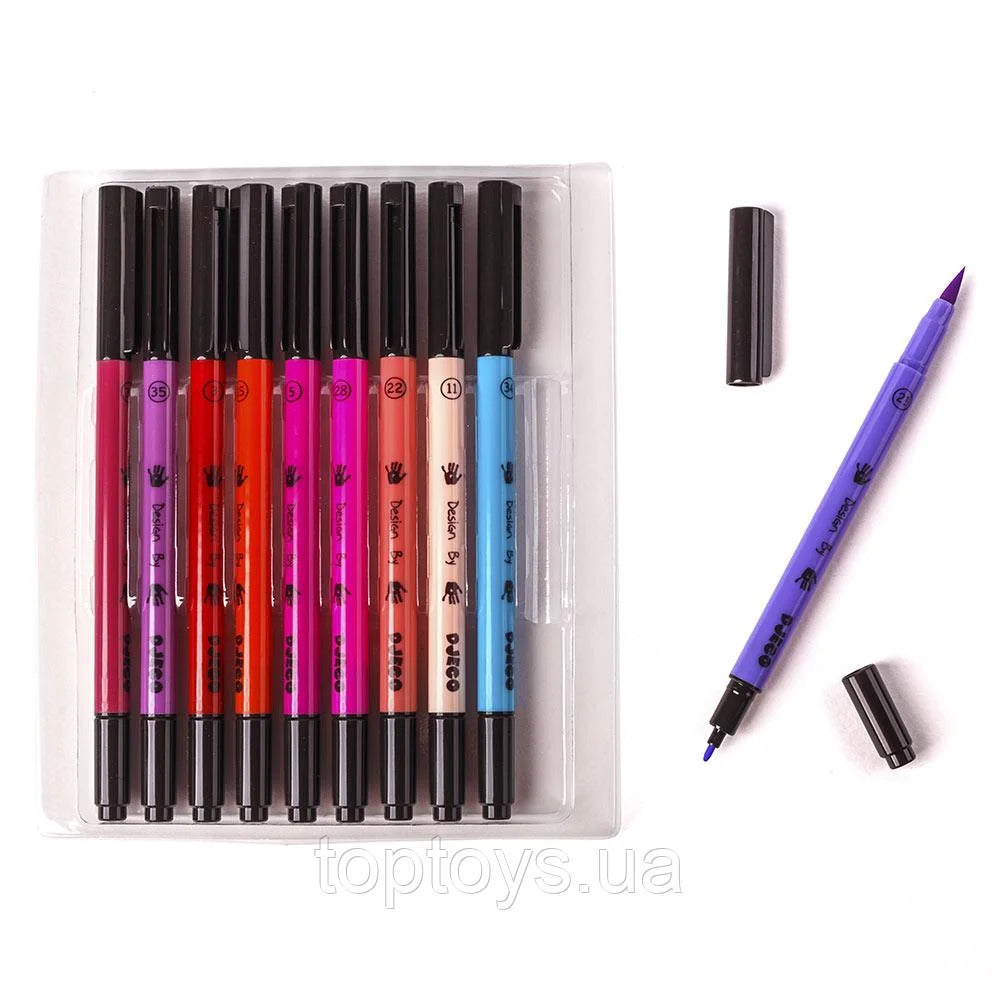 Lápices Plumones dobles para lettering