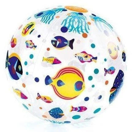 Pelota inflable de peces