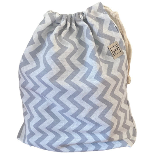 Bolsa para Muda Zig zag Gris Pre-Escolar