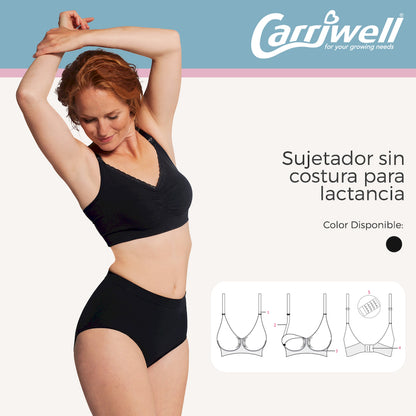 Sostén De Lactancia Seamless Bra Negro