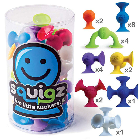 Juego de Chupones Squigz Starter Set 24 Pcs