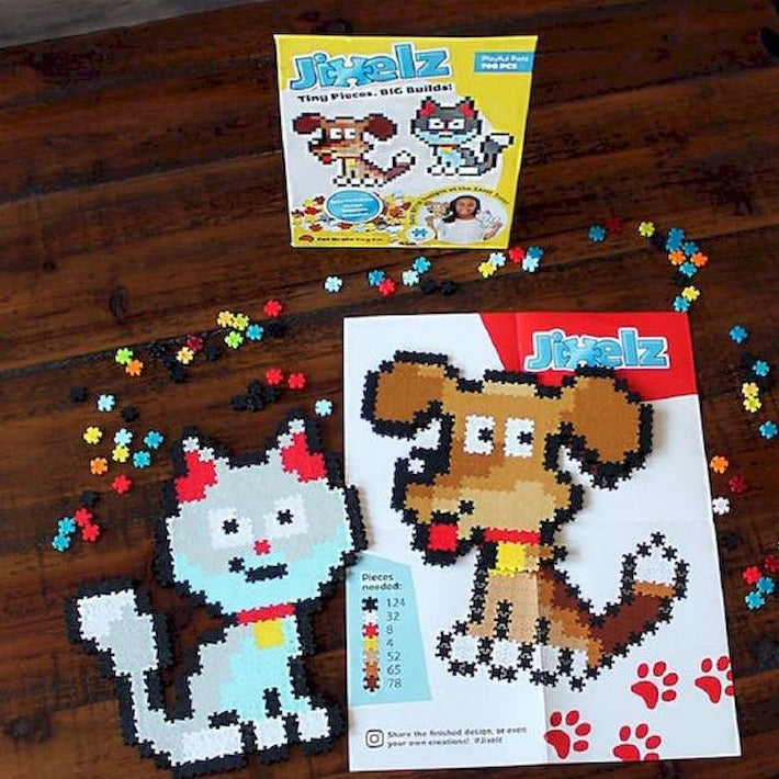 Puzzle de Pixeles Jixelz Mascotas 700 Pcs